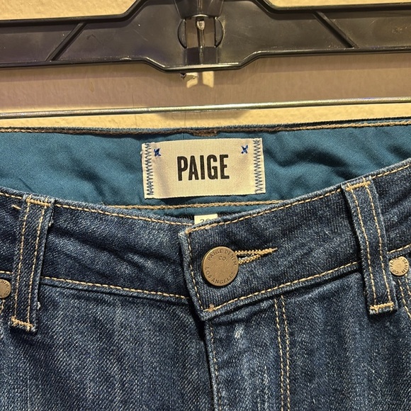 PAIGE Women's Dark Blue Skinny Jeans - Picture 2 of 8